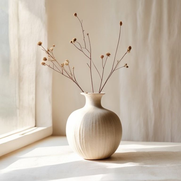Vaso Cerâmica Wabi-Sabi Feito à Mão — Textura orgânica artesanal | Aura Decore
