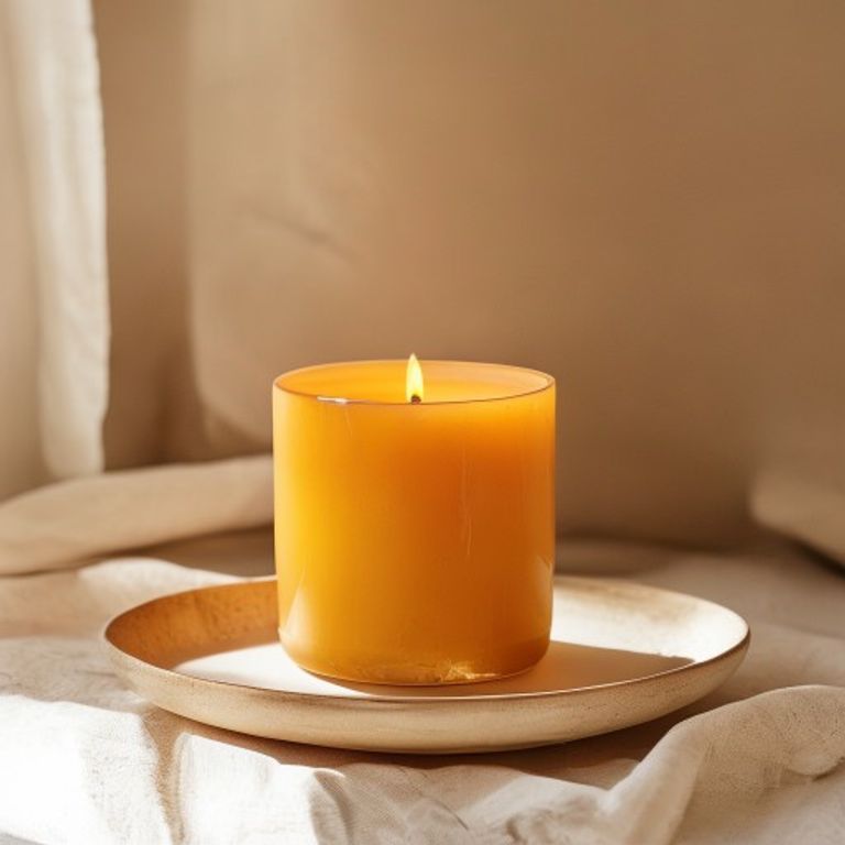 Vela de Cera de Abelha Hana — Pura e artesanal | Aura Decore