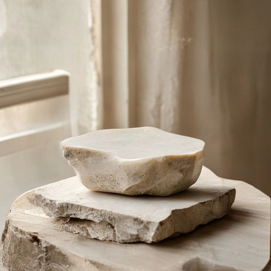Pedra Sabao Decorativa Sabi — Mineral puro | Aura Decore